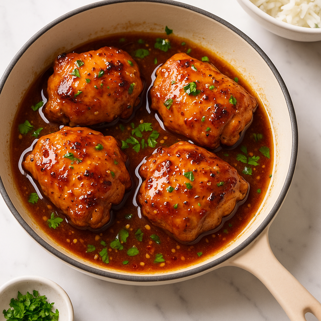 One-Pan Honey Garlic Chicken