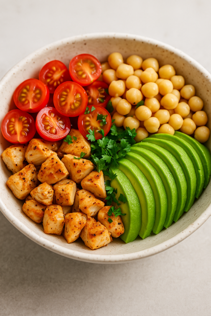chicken avocado salad